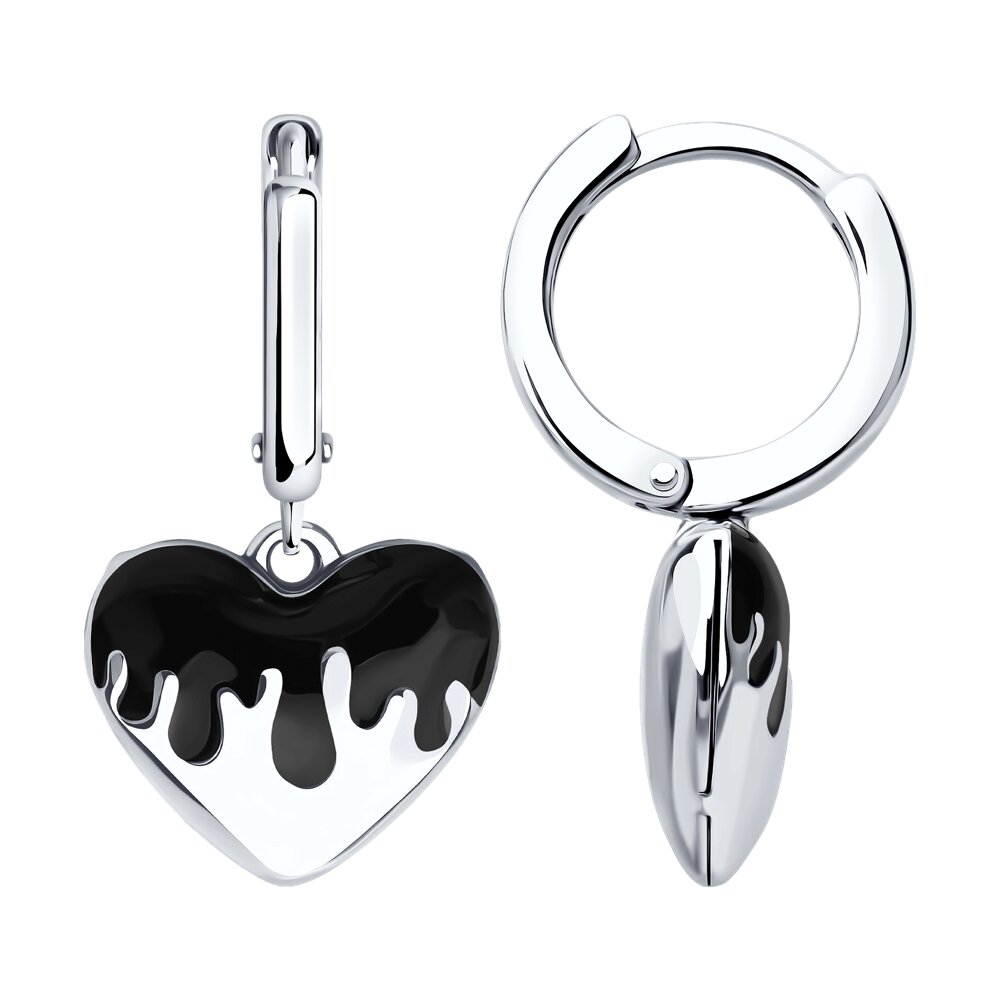 

Серьги из серебра SOKOLOV 94026800, эмаль, 94026800