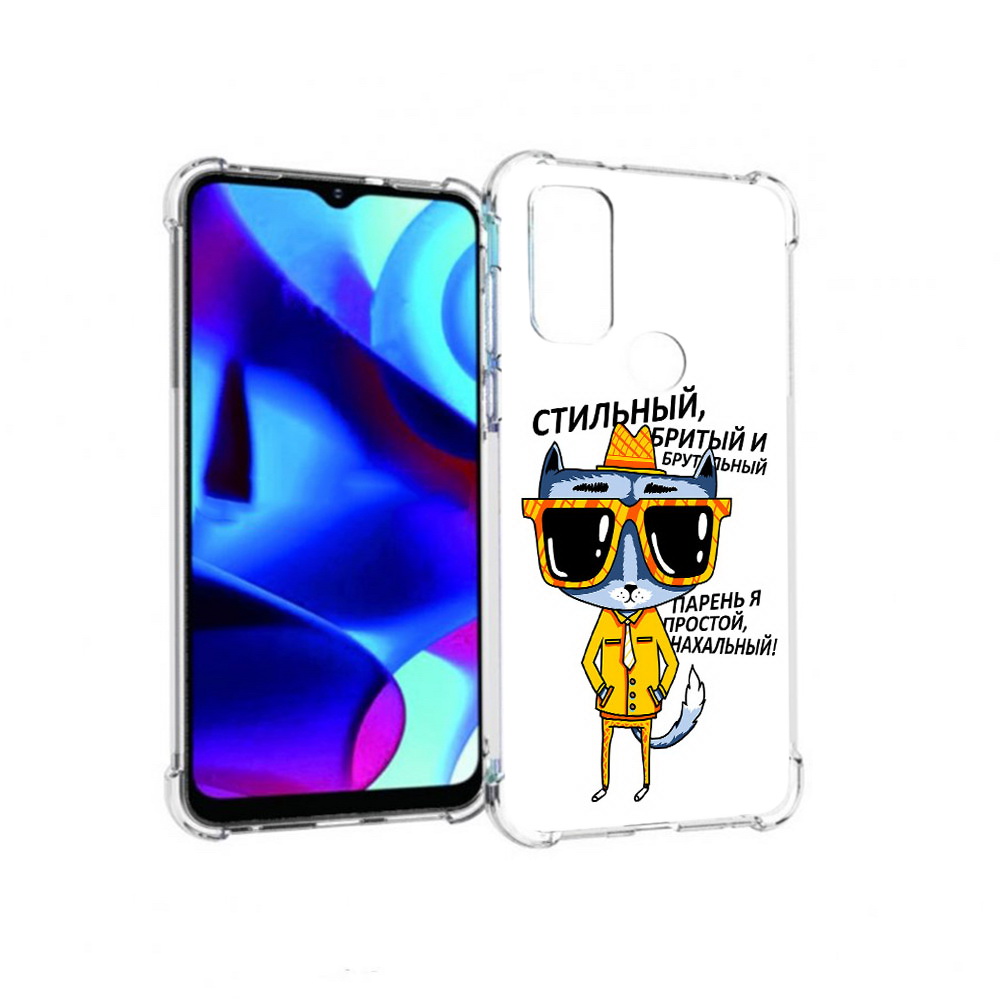 

Чехол MyPads Tocco для Motorola Moto G стильный кот (PT227075.349.625), Прозрачный, Tocco