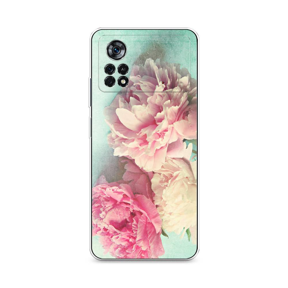 

Чехол Awog "Пионы new" для Xiaomi Poco X4 Pro 5G, Разноцветный, 313150-8