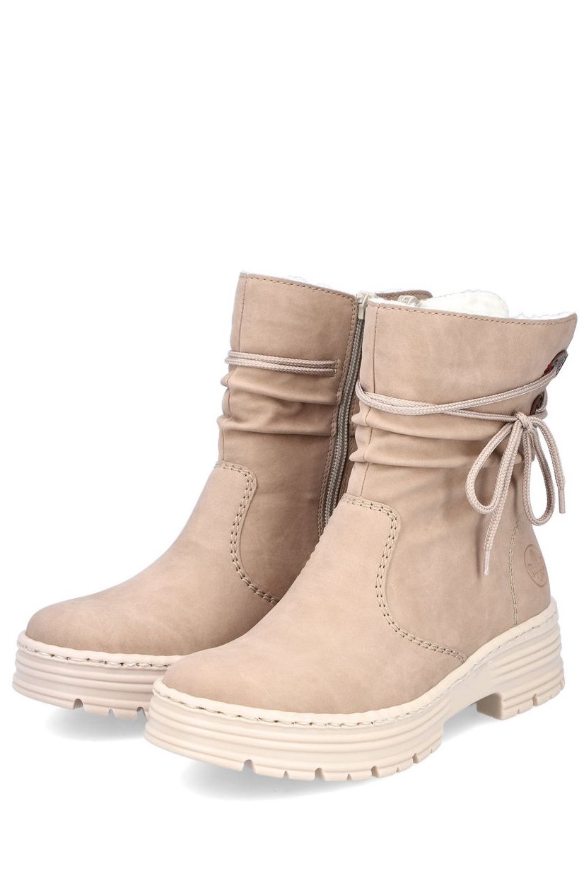 

Полусапоги женские Rieker X8558-20 бежевые 41 RU, Бежевый, X8558-20