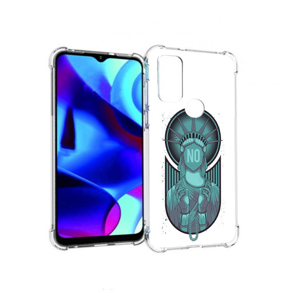 

Чехол MyPads Tocco для Motorola Moto G статуя свободы зеленый (PT227075.349.623), Прозрачный, Tocco