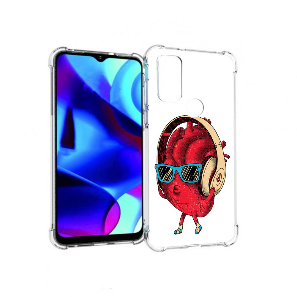 

Чехол MyPads Tocco для Motorola Moto G слушай сердце (PT227075.349.609), Прозрачный, Tocco