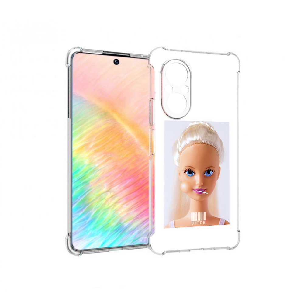 

Чехол MyPads Tocco для Honor 50 SE барби (PT223907.20.226), Прозрачный, Tocco