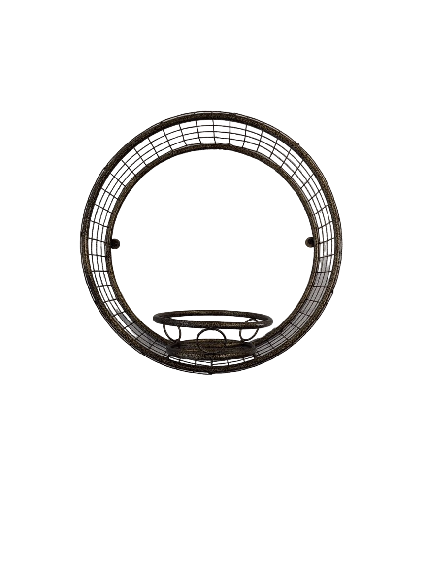 

Подставка для цветов ЯРМАРКА-ТВЕРЬ Барабан бронзовый антик ПЦ134 на 1 горшок, Коричневый