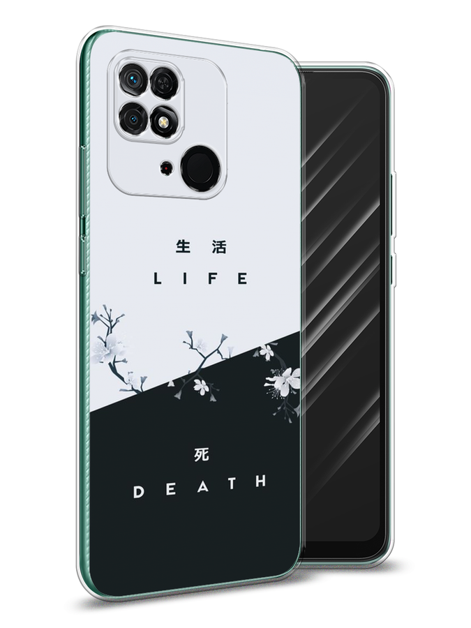 

Чехол Awog на Xiaomi Redmi 10C "Life and death", Разноцветный, 313450-7