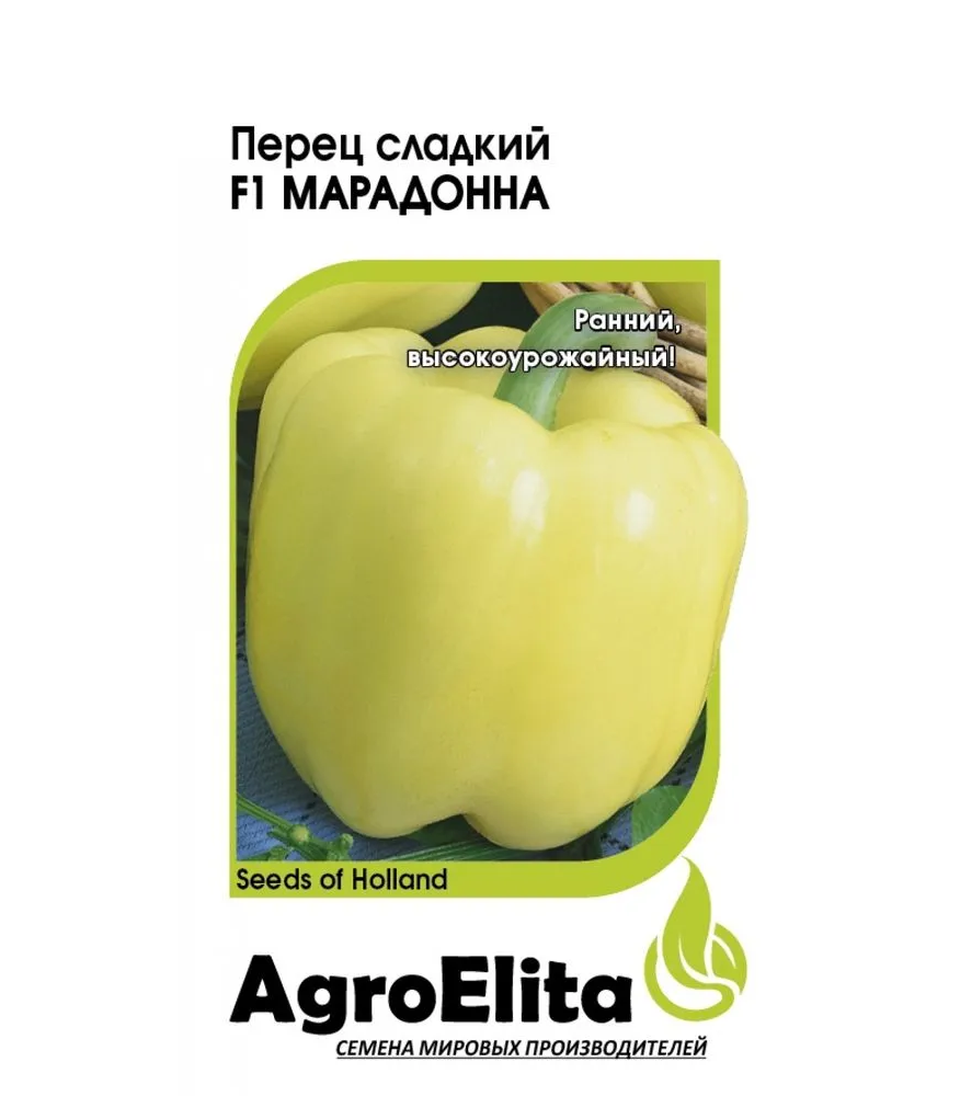 

Перец сладкий Марадонна F1 5шт. Seminis (АЭ)