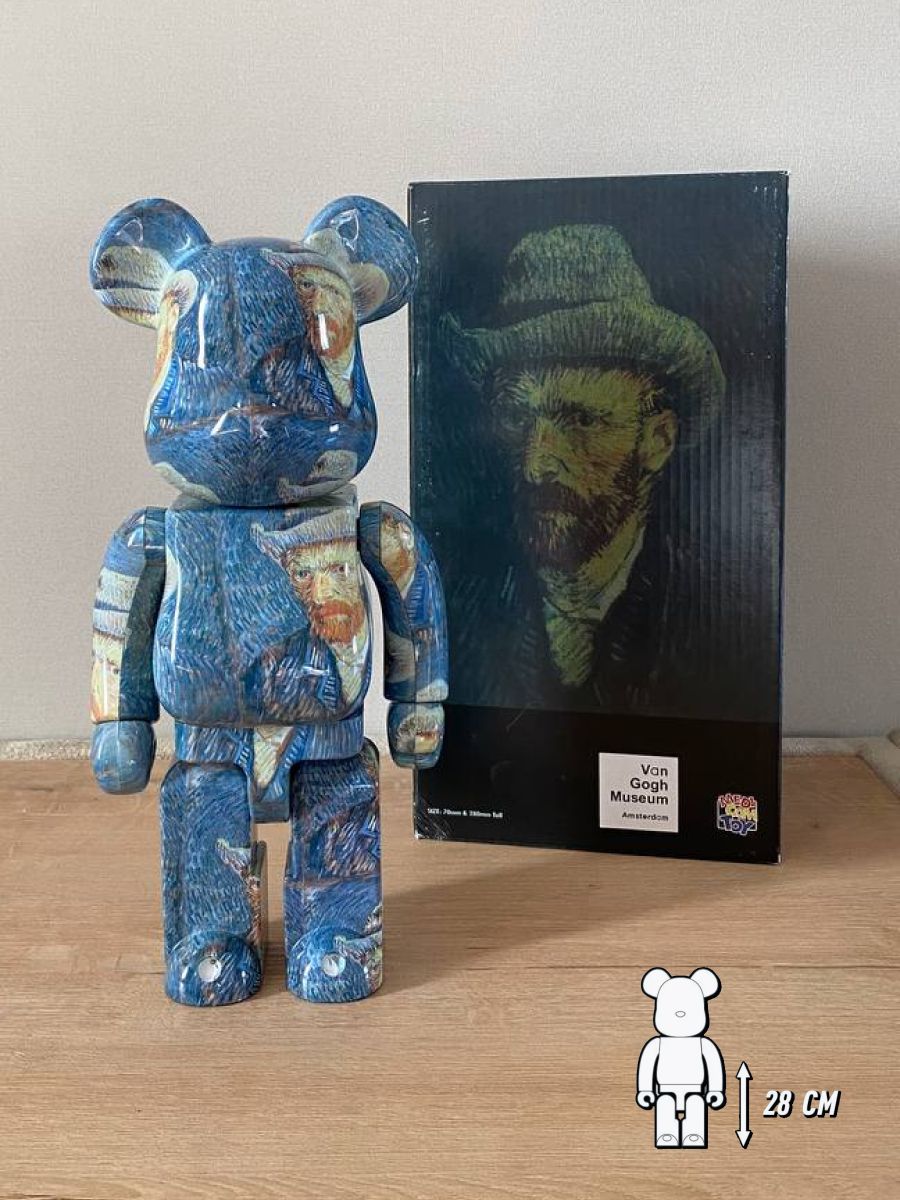 Фигурка Игрушка Bearbrick Van Gogh 28 см