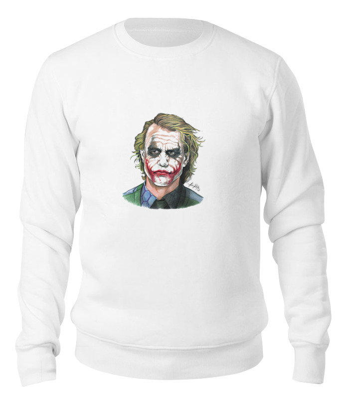 

Свитшот унисекс Printio Dark knight белый M, Dark knight