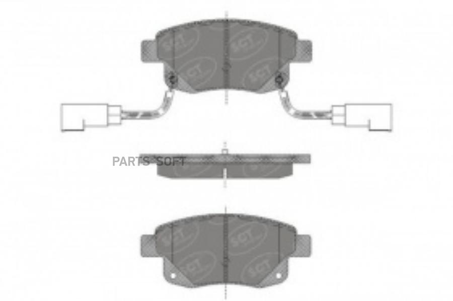 Тормозные колодки SCT дисковые SP492 3674₽