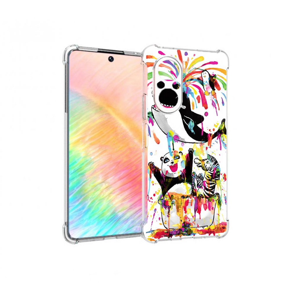 

Чехол MyPads Tocco для Honor 50 SE Хиппи кит (PT223907.20.191), Прозрачный, Tocco