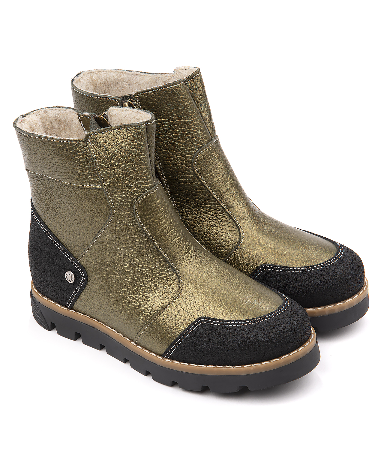 

Ботинки Tapiboo FT-23022.20-OL26O.01 цв.хаки металлик р.29, FT-23022.20-OL26O.01