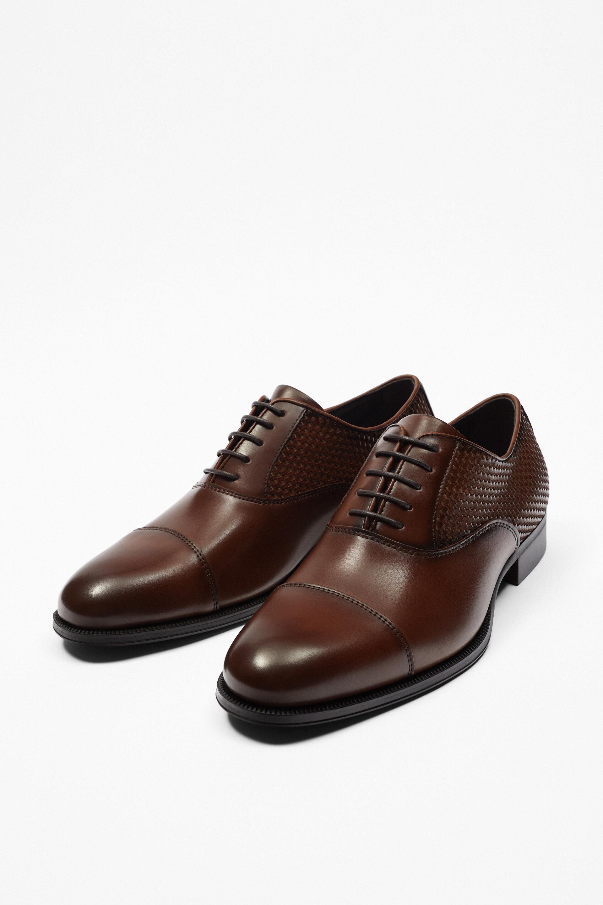 

Туфли мужские ZARA 12418920 коричневые 47 RU (доставка из-за рубежа), 12418920