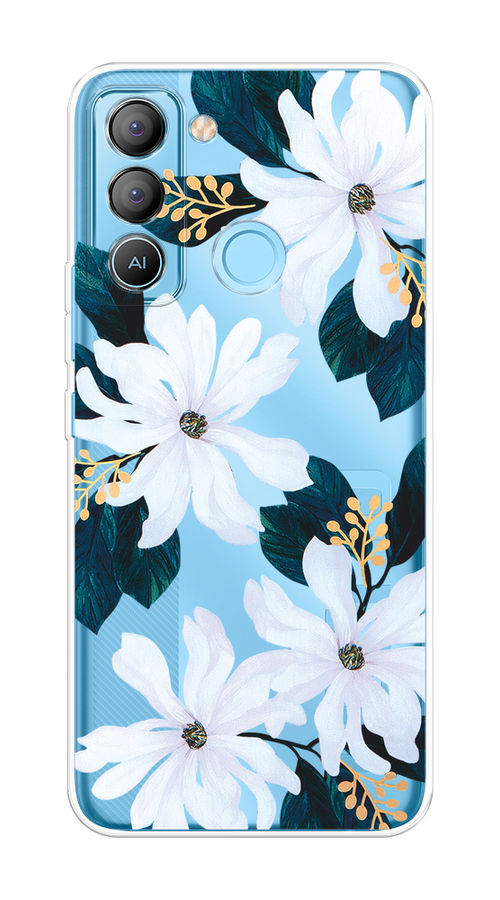

Чехол на Tecno Pop 5 LTE "Delilah Flower", Зеленый;белый, 303050-1