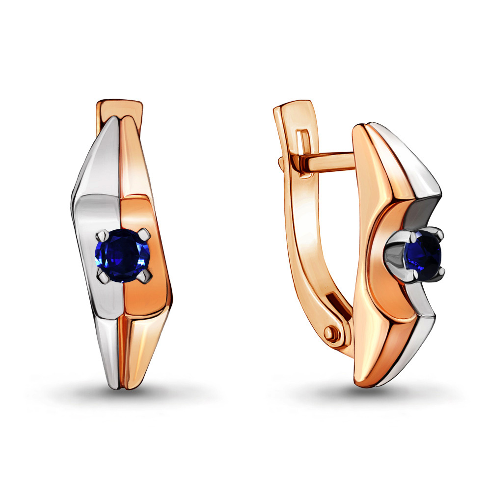 

Серьги из красного золота с сапфиром Aquamarine Aquamarine 942025к_585_кз, 942025к_585_кз