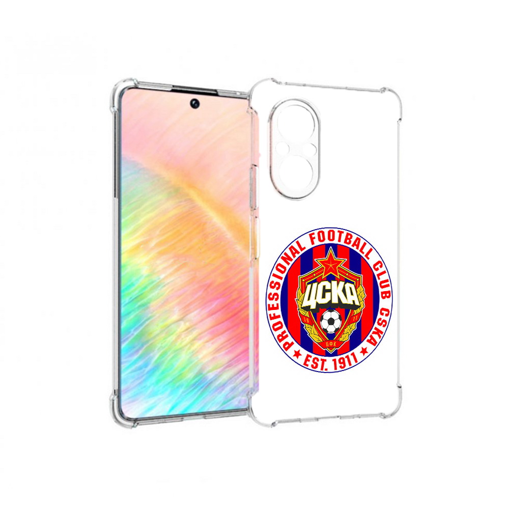 

Чехол MyPads Tocco для Honor 50 SE ФК ЦСК логотип (PT223907.20.178), Прозрачный, Tocco