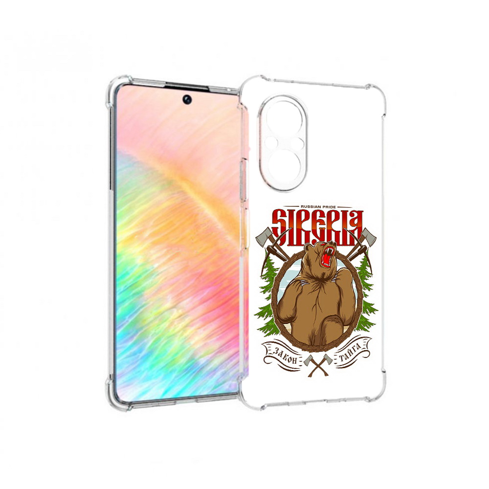 

Чехол MyPads Tocco для Honor 50 SE Тайга (PT223907.20.168), Прозрачный, Tocco