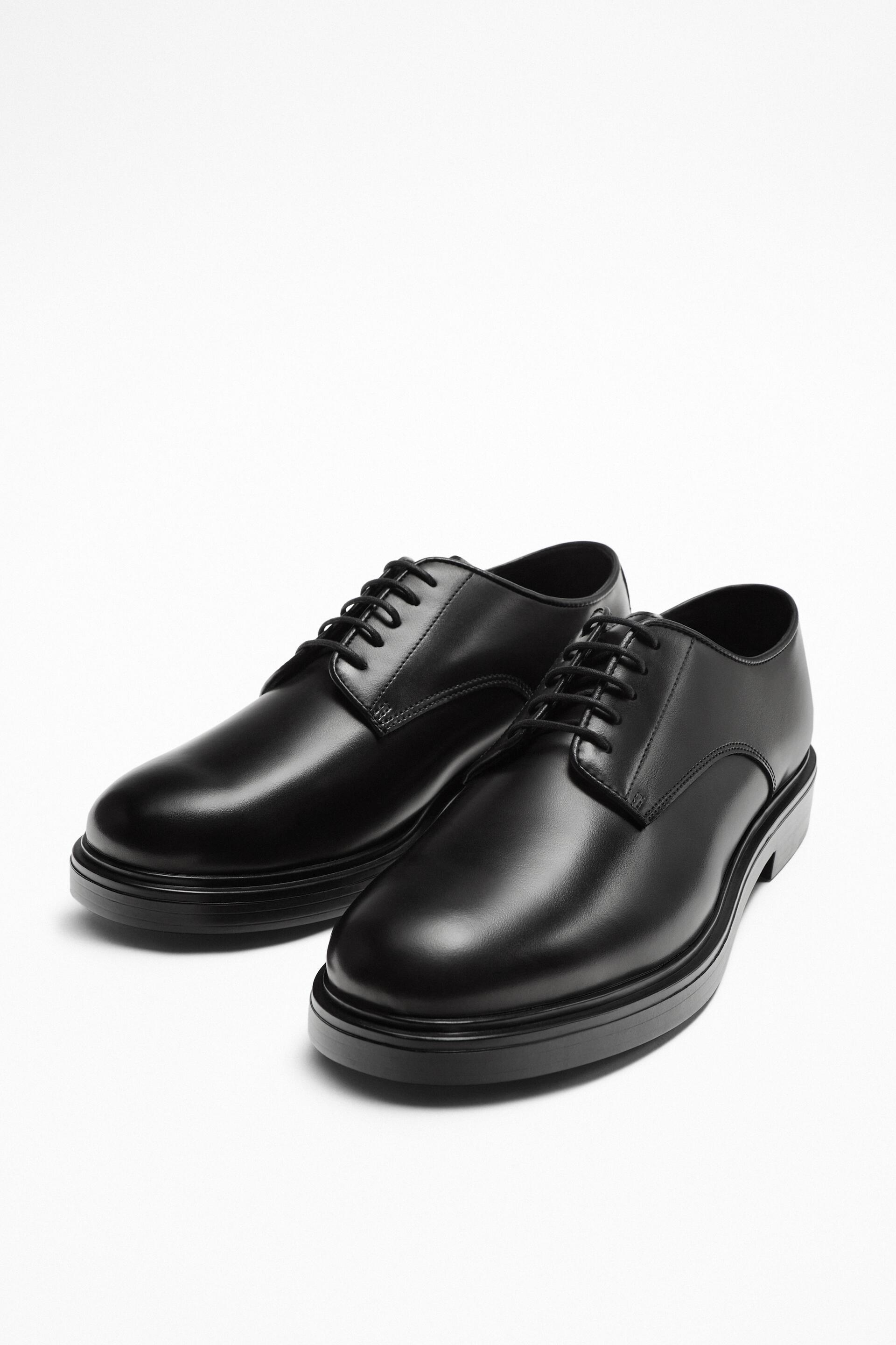 Туфли мужские ZARA 12402120 черные 40 RU (доставка из-за рубежа)