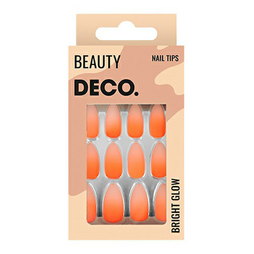 

Набор накладных ногтей DECO. Bright Glow Matt Orange с клеевыми стикерами 48 шт, Оранжевый