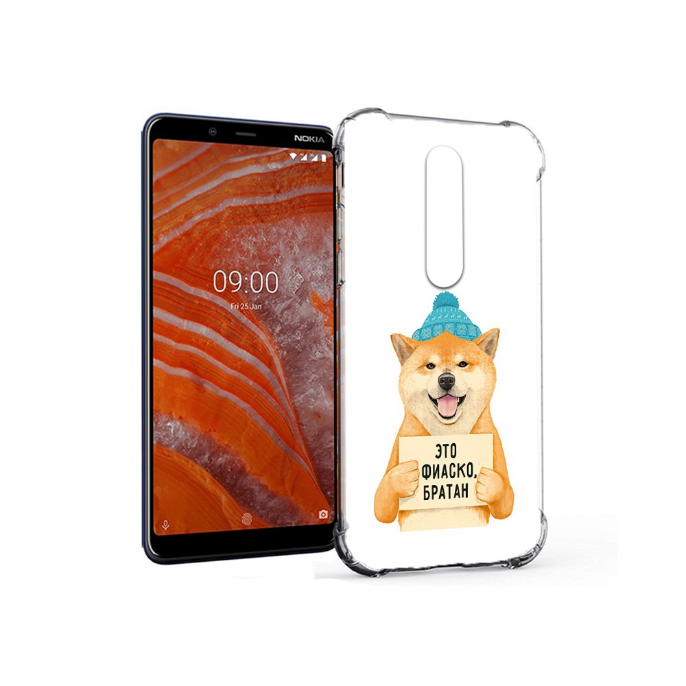 

Чехол MyPads Tocco для Nokia 3.1 Plus фиаско (PT121397.96.656), Прозрачный, Tocco