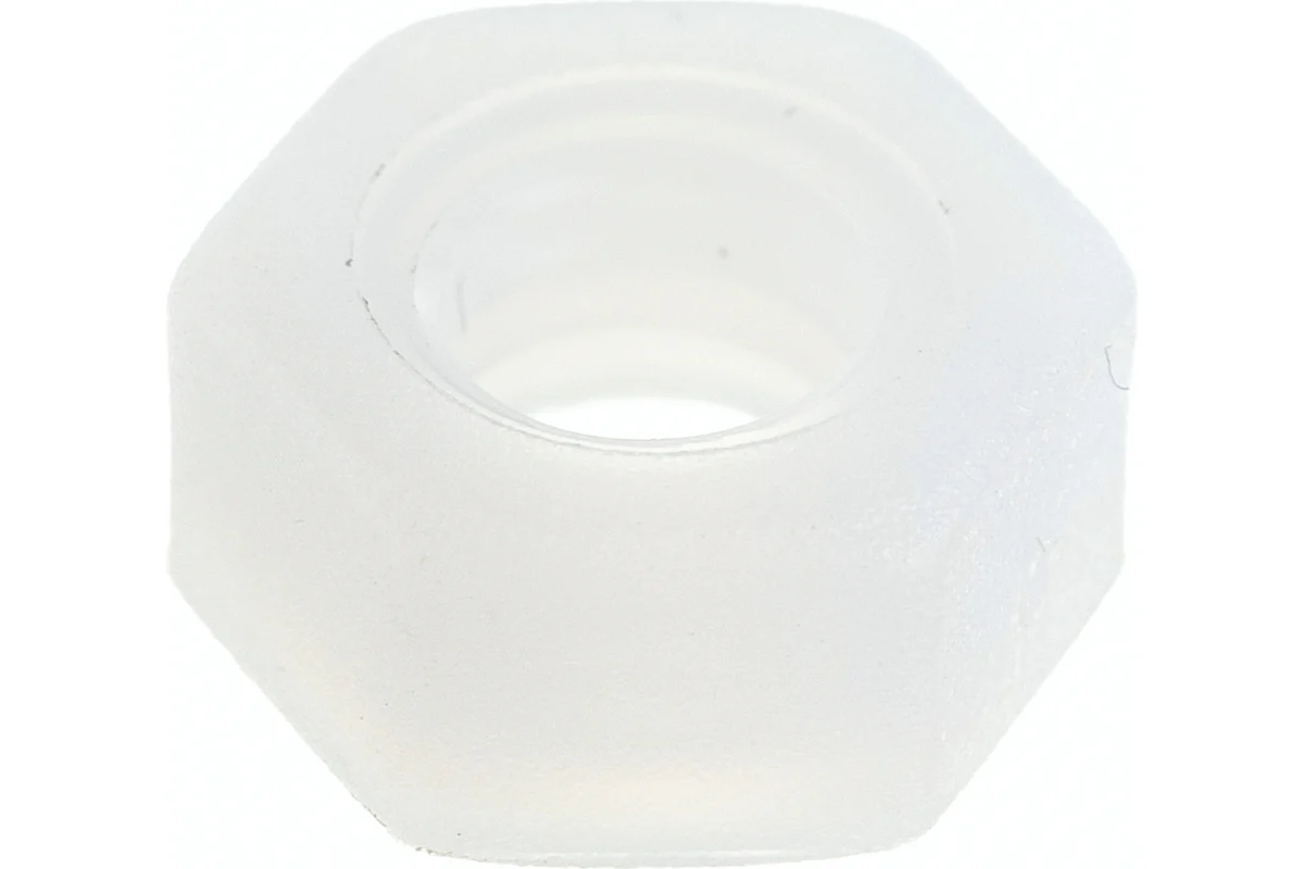 

Шестигранная полиамидная (пластиковая) гайка DINFIX DIN 555, М6, 50 шт. 00-00001752