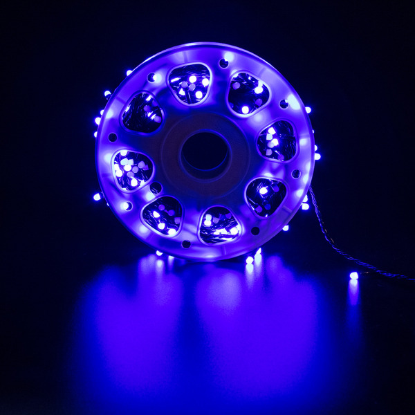 Световая гирлянда новогодняя LED 7341 50 м синий