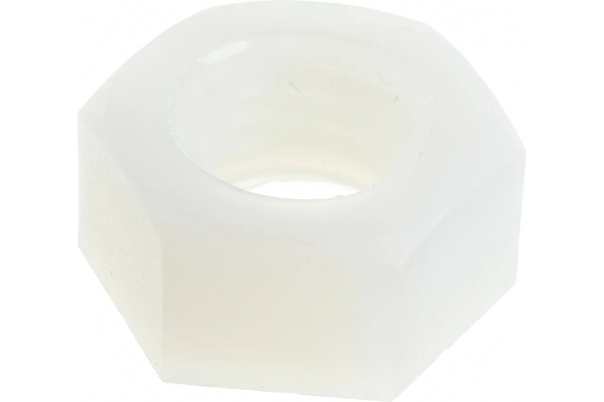

Шестигранная полиамидная (пластиковая) гайка DINFIX DIN 555, М10, 50 шт. 00-00001754