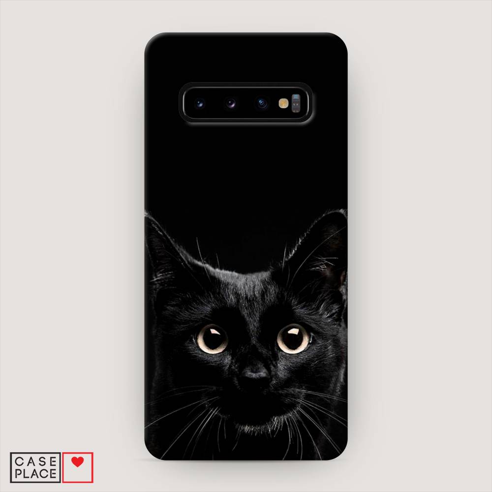 

Пластиковый чехол "Добрый кот" на Samsung Galaxy S10, 27020-1