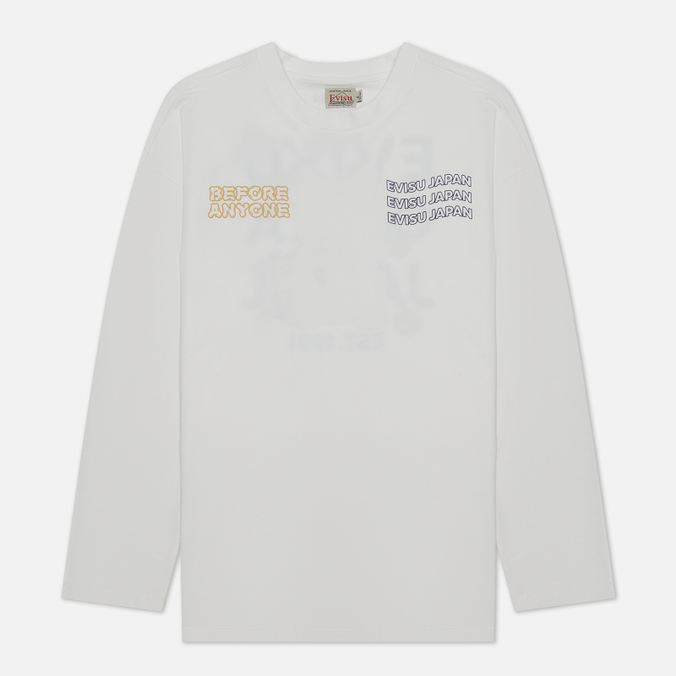 

Лонгслив женский Evisu 2EAHTW2TL546OSCT-OWHT белый L, 2EAHTW2TL546OSCT-OWHT
