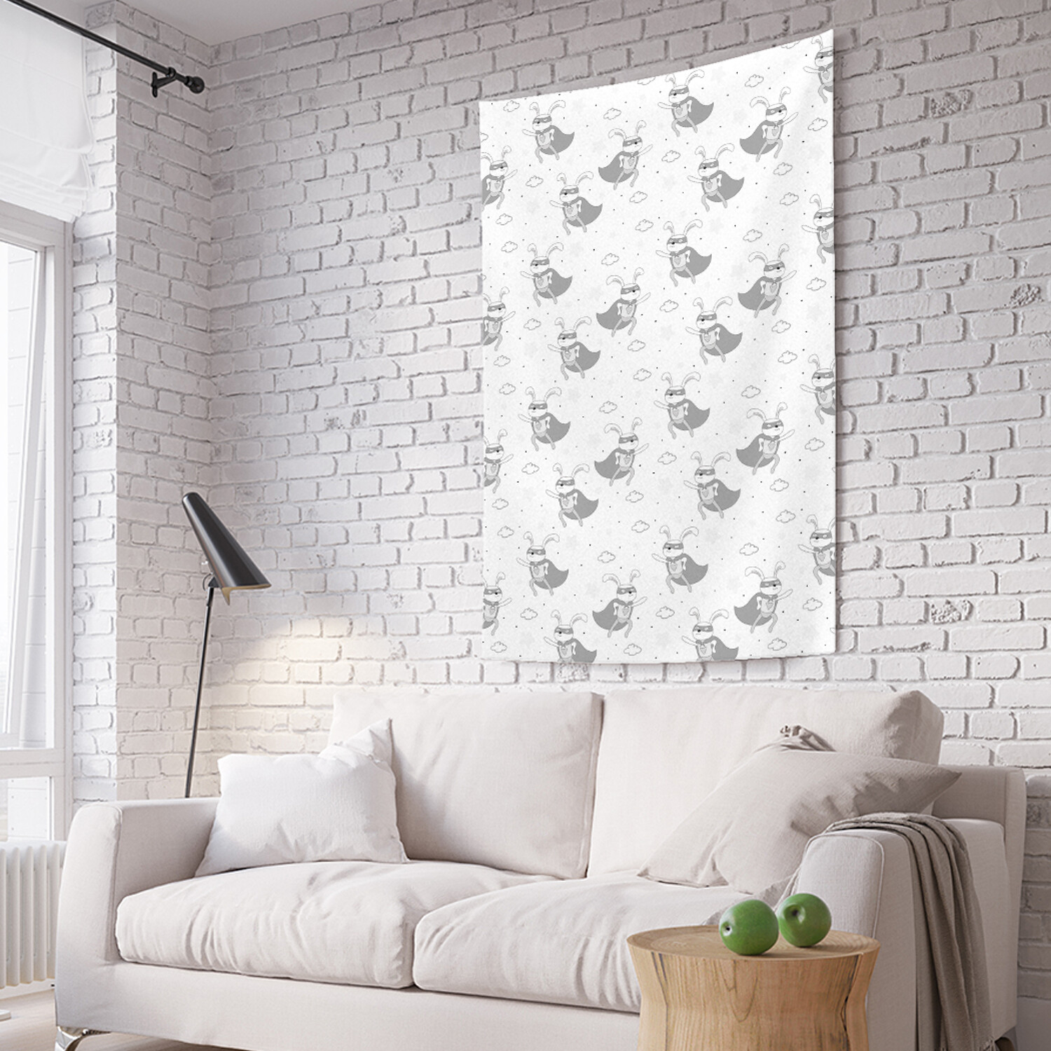 

Вертикальное фотопанно на стену JoyArty Заяц супер-герой 150x200 см, Заяц супер-герой