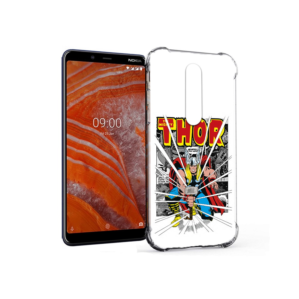 

Чехол MyPads Tocco для Nokia 3.1 Plus тор рисунок (PT121397.96.647), Прозрачный, Tocco