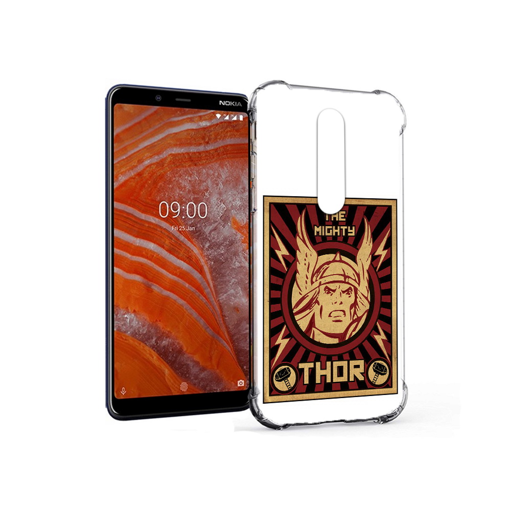 

Чехол MyPads Tocco для Nokia 3.1 Plus тор лицо (PT121397.96.646), Прозрачный, Tocco