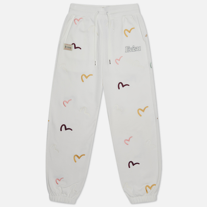 

Спортивные брюки женские Evisu 2EAHTW2SP367FFCT-OWHT белые S, 2EAHTW2SP367FFCT-OWHT