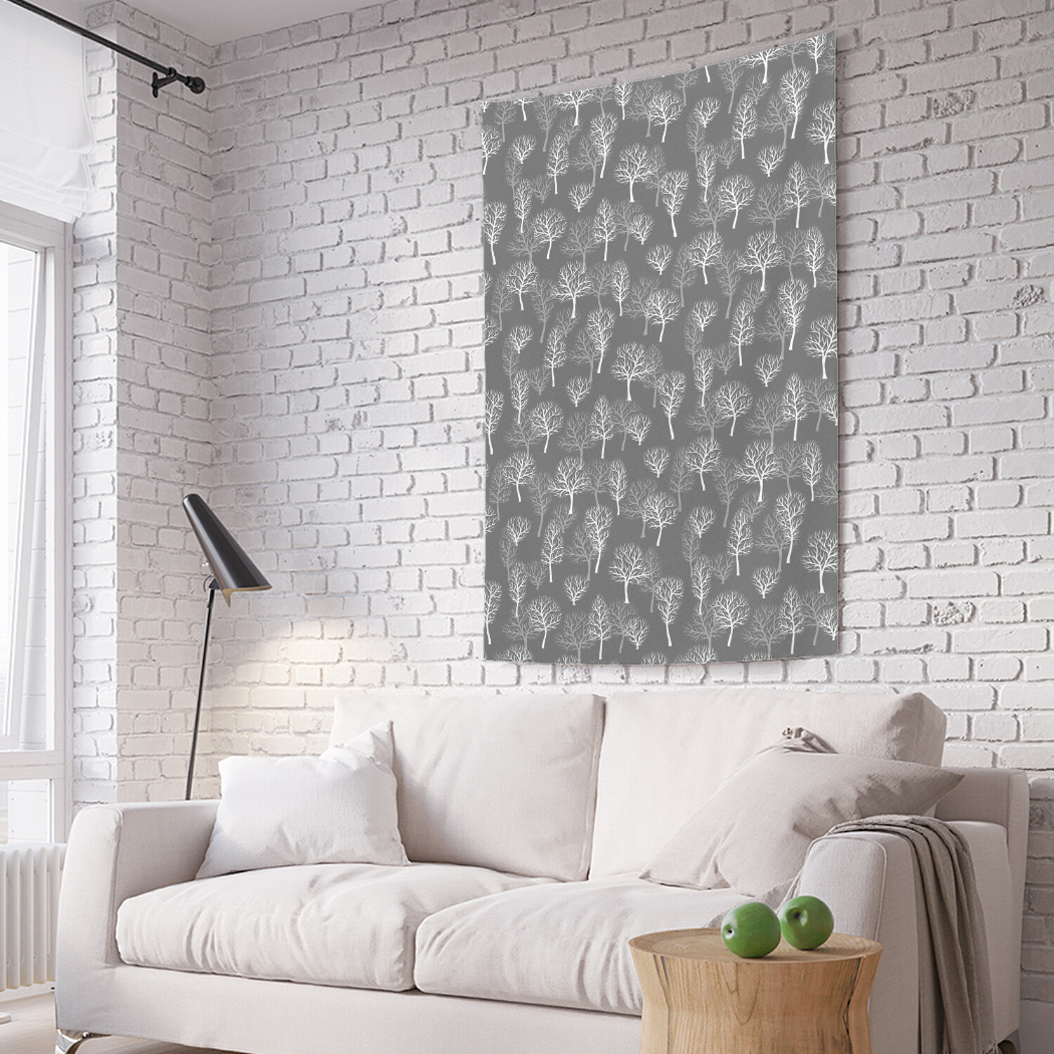 

Вертикальное фотопанно на стену JoyArty Силуэты деревьев 150x200 см, Силуэты деревьев