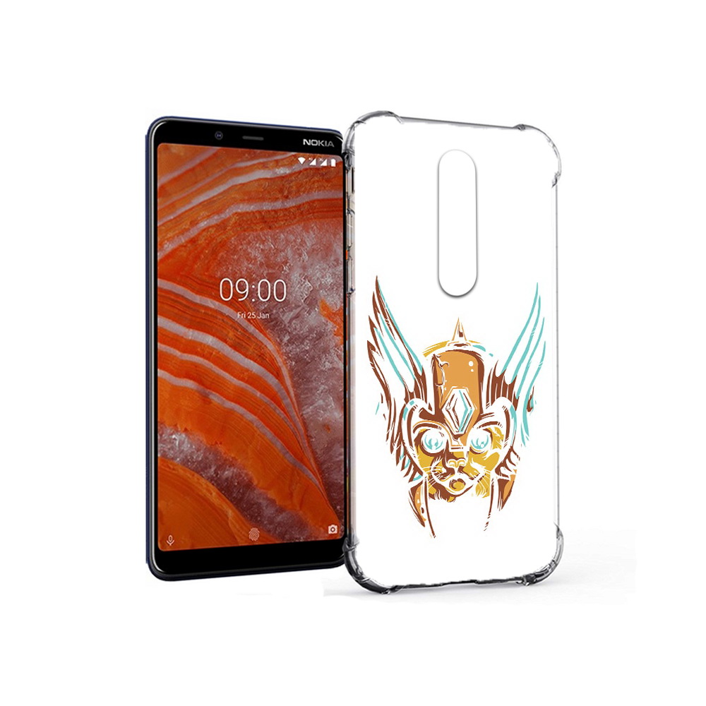 

Чехол MyPads Tocco для Nokia 3.1 Plus тор абстракция (PT121397.96.644), Прозрачный, Tocco