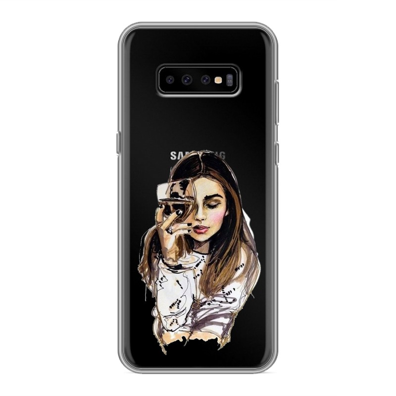 

Прозрачный чехол для Samsung Galaxy S10 Plus (SM-G975), 64340