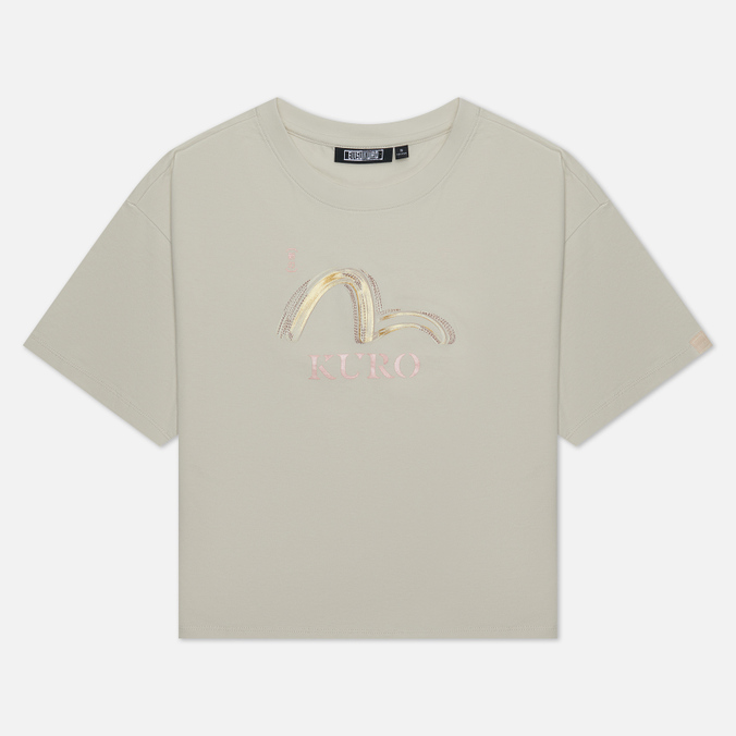 

Футболка женская Evisu 2EAGNW2TS628DPCT-CHAK бежевая M, 2EAGNW2TS628DPCT-CHAK