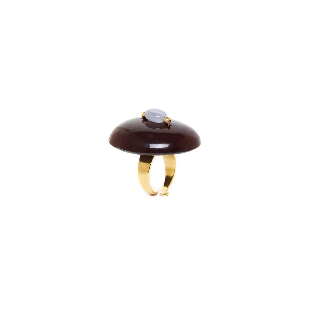 

Кольцо из бижутерного сплава  Nature Bijoux NB23.2-19-25035, бусины/дерево, NB23.2-19-25035