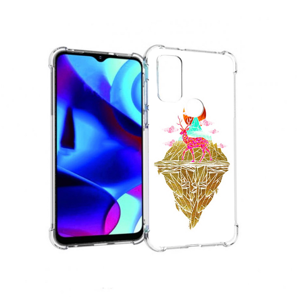 

Чехол MyPads Tocco для Motorola Moto G розовый олень абстракция (PT227075.349.586), Прозрачный, Tocco