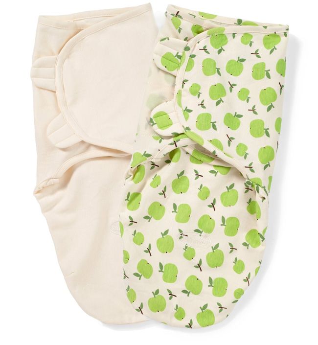 

Конверт для пеленания Summer Infant SwaddleMe Organic S/М 2 шт. Зеленый с яблоками, SwaddleMe Organic (2 шт,)(размер - S/М) Зеленый с яблоками