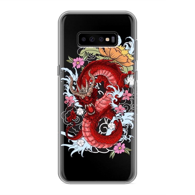 

Прозрачный чехол для Samsung Galaxy S10 Plus (SM-G975), 64340