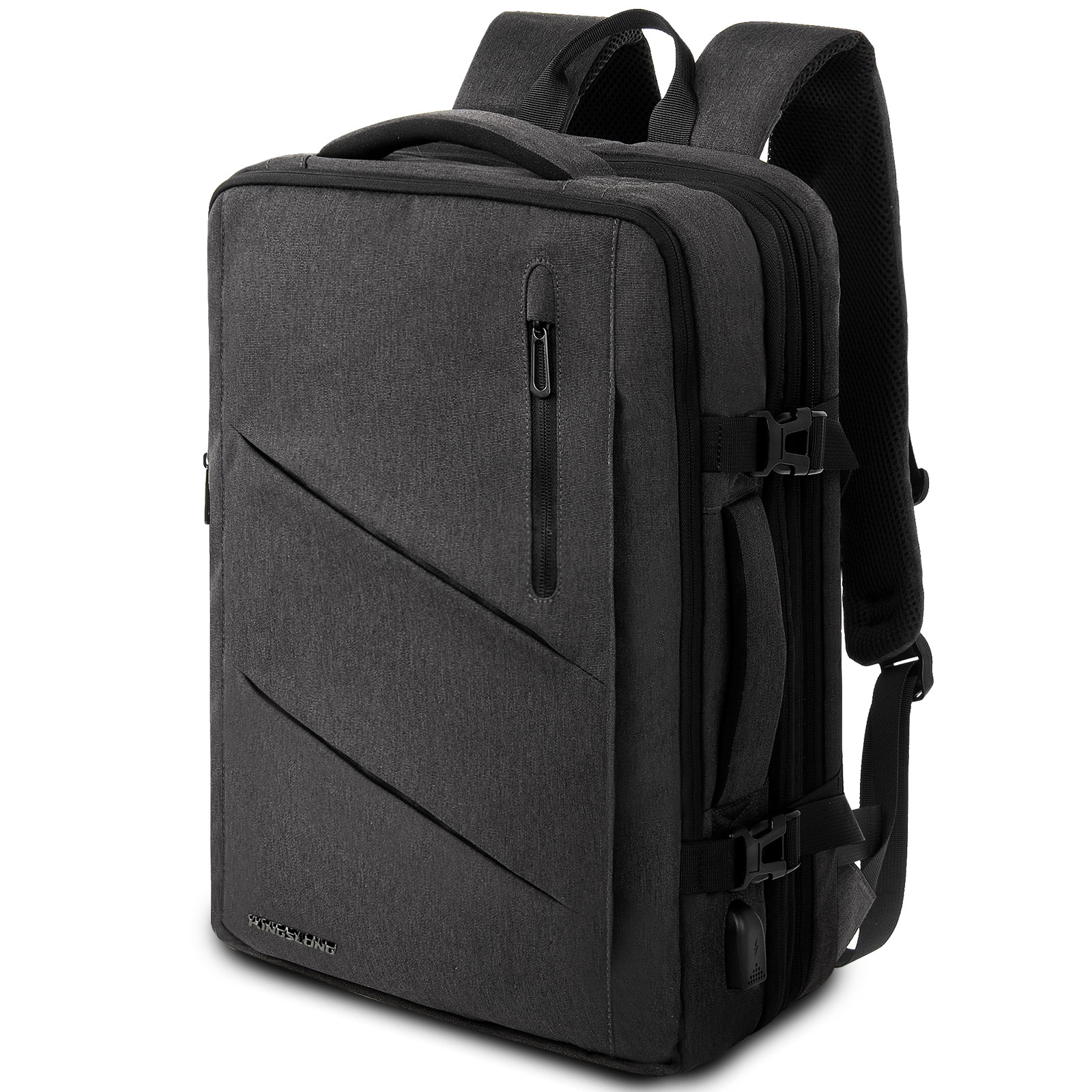 

Рюкзак для ноутбука унисекс Kingslong KLB220105BK-17 17,3" черный, KLB220105BK-17
