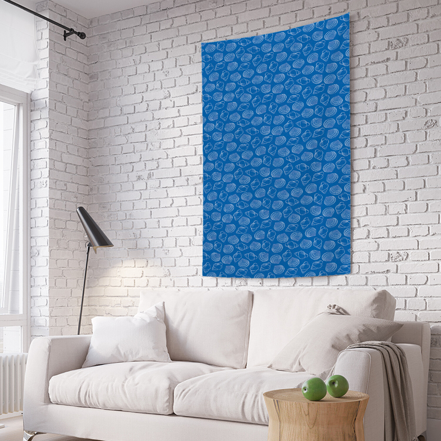 

Вертикальное фотопанно на стену JoyArty Абрис ракушек 150x200 см, Абрис ракушек
