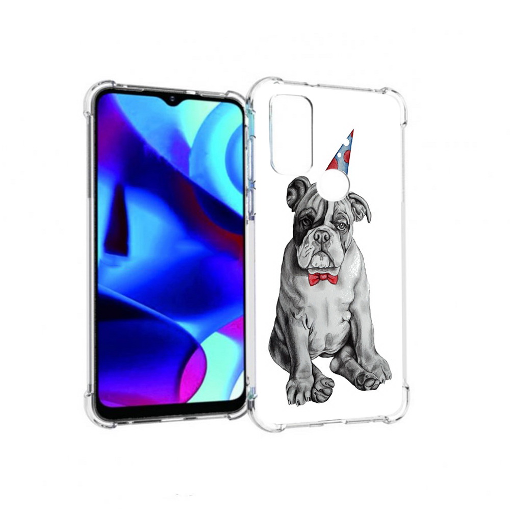 Чехол MyPads Tocco для Motorola Moto G праздничный щенок (PT227075.349.554)