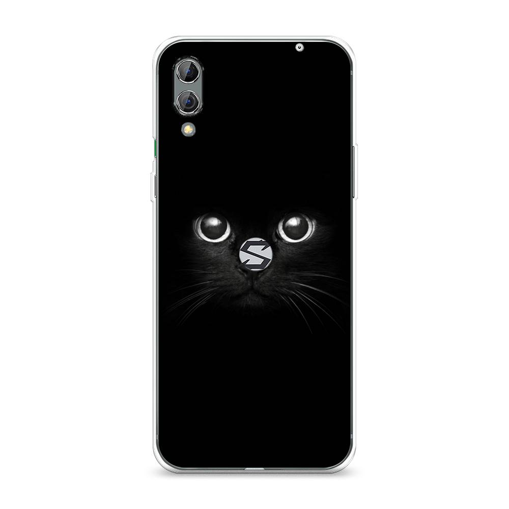 

Чехол Awog на Xiaomi Black Shark 2 "Взгляд черной кошки", Разноцветный, 36350-1