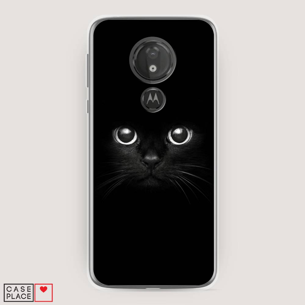 

Чехол Awog на Motorola Moto G7 Power / Моторола Мото G7 Power "Взгляд черной кошки", Разноцветный, 241350-1