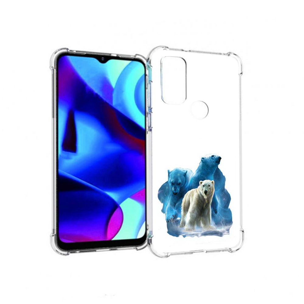 

Чехол MyPads Tocco для Motorola Moto G полярный медведь (PT227075.349.549), Прозрачный, Tocco
