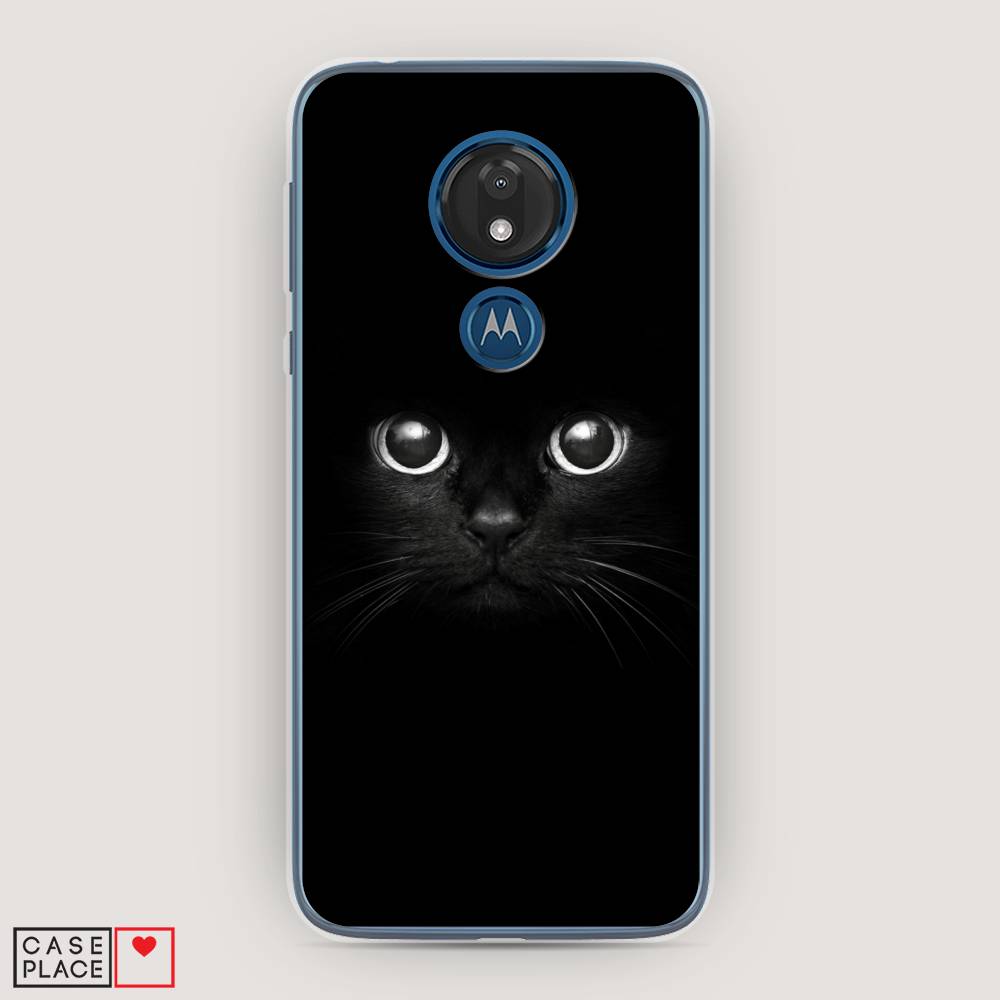 

Чехол Awog на Motorola Moto G7 / Моторола Мото G7 "Взгляд черной кошки", Разноцветный, 241150-1