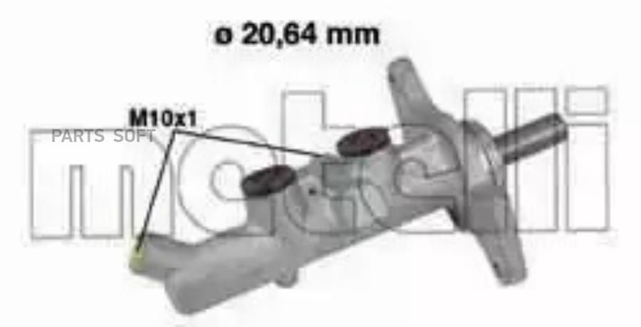 

Главный Тормозной Цилиндр METELLI 050592