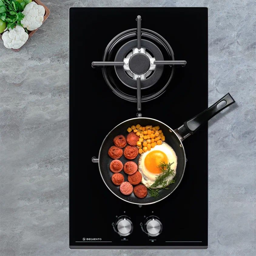 Встраиваемая варочная панель газовая DELVENTO V30N20S011 черный