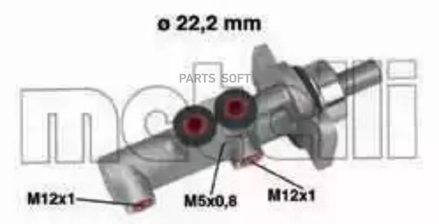 

Главный Тормозной Цилиндр METELLI 050423